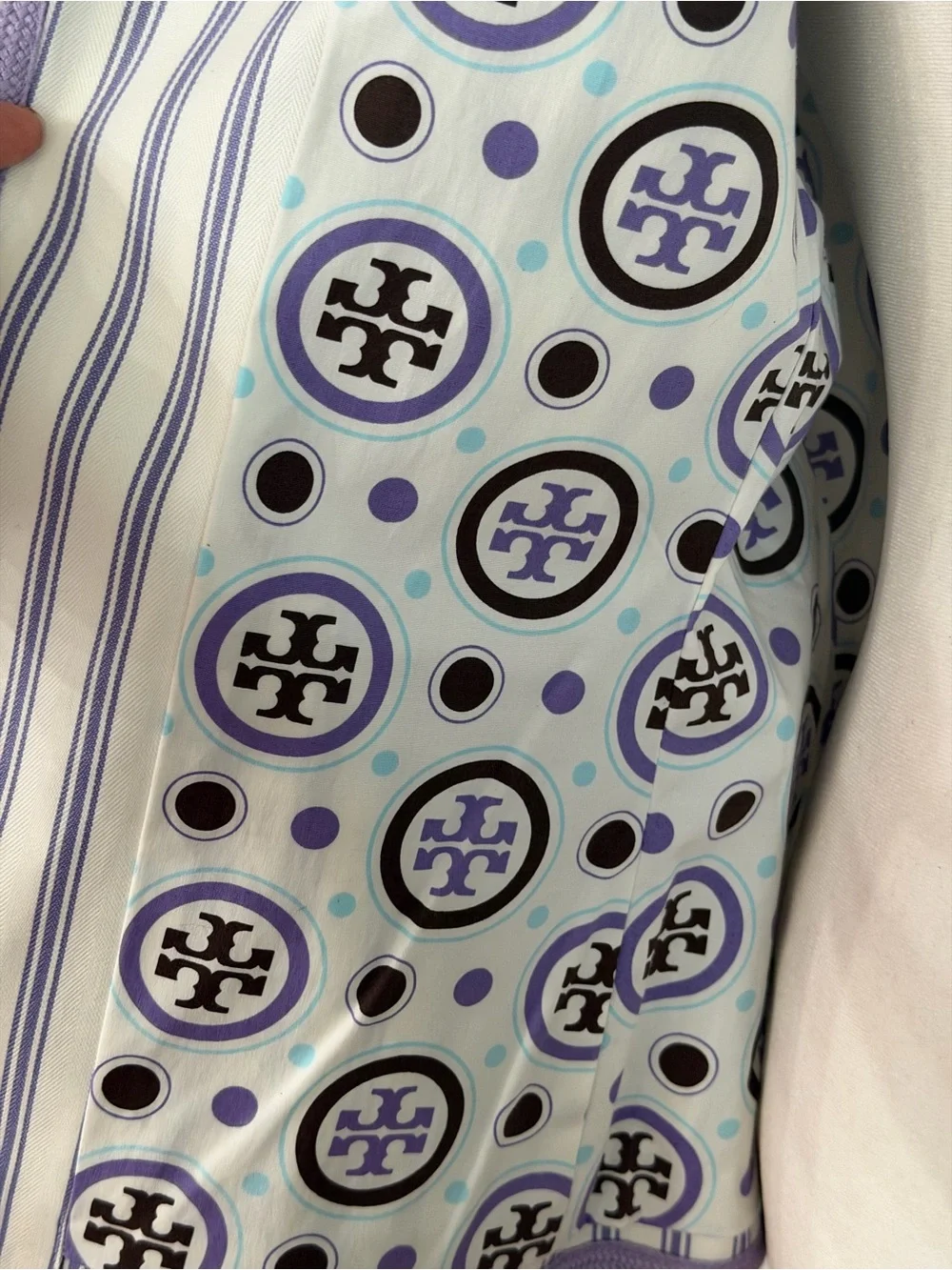 Tory Burch Lavender Striped Blazer - Picture 6 of 10